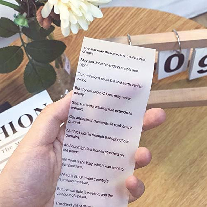Semi-Transparent Sticker Thermal Paper, Self-Adhesive for for  M02/M02 Pro/M02S/M03 Mini Pocket Printer，50Mm X 2.5M, Diameter 30Mm, 3 Rolls