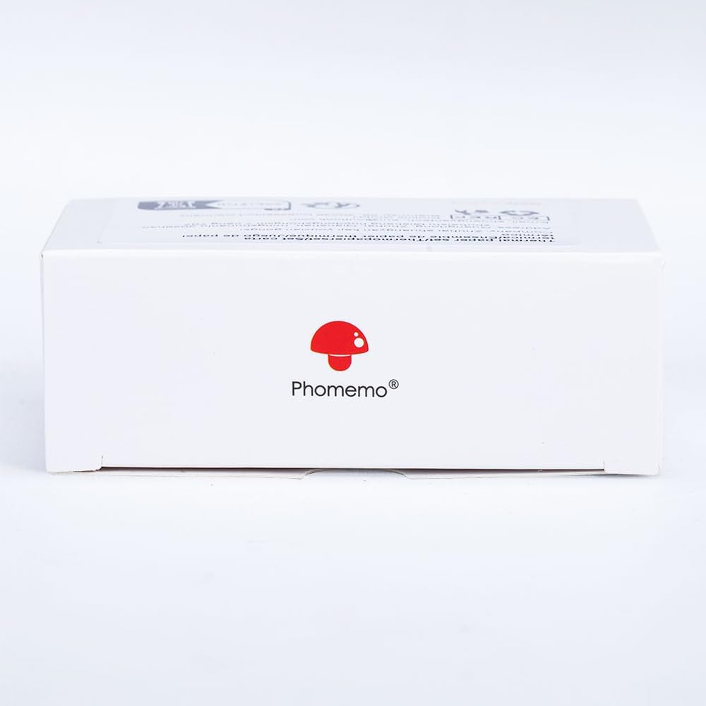 Semi-Transparent Sticker Thermal Paper, Self-Adhesive for for  M02/M02 Pro/M02S/M03 Mini Pocket Printer，50Mm X 2.5M, Diameter 30Mm, 3 Rolls