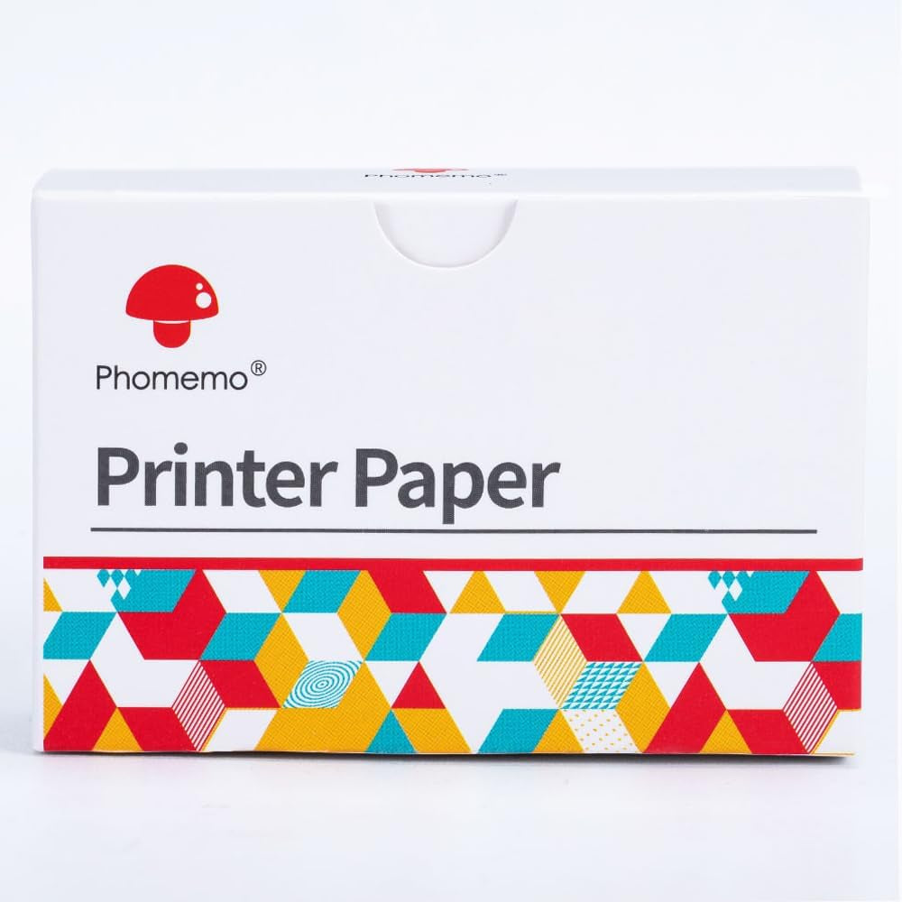 Semi-Transparent Sticker Thermal Paper, Self-Adhesive for for  M02/M02 Pro/M02S/M03 Mini Pocket Printer，50Mm X 2.5M, Diameter 30Mm, 3 Rolls